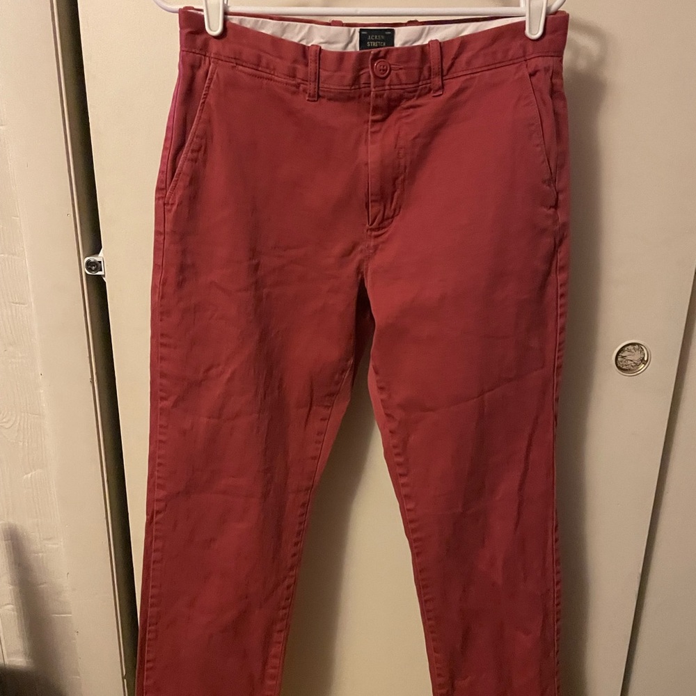 J crew women’s red jeans